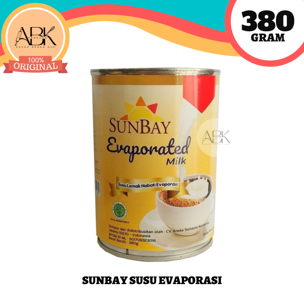 

SUNBAY SUSU EVAPORASI | EVAPORATED MILK 380GR