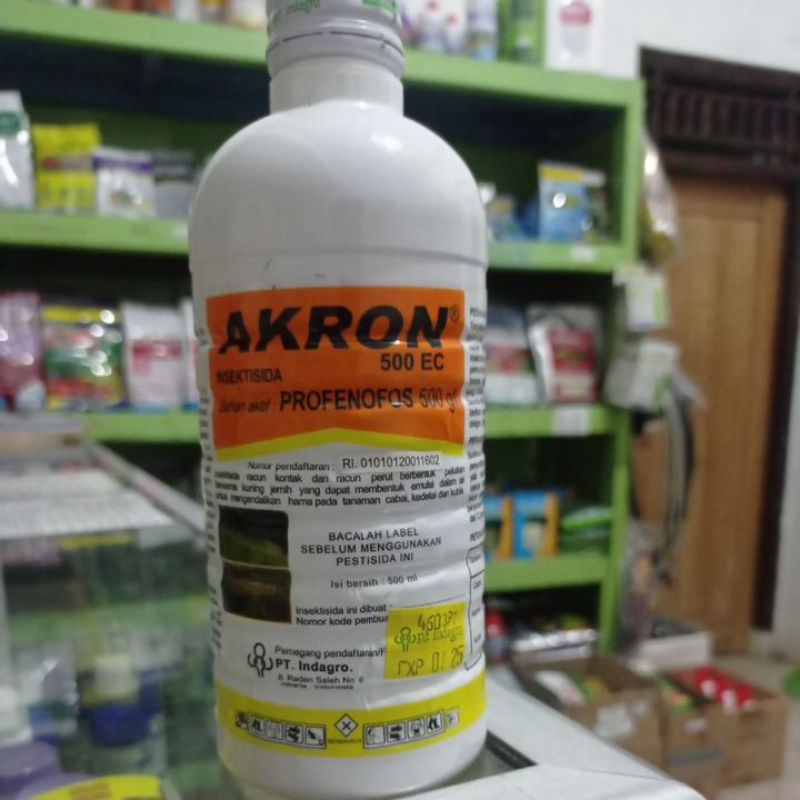 Akron 500 EC 500ml Insektisida untuk kutu putih dan ulat pada cabai, bawang merah