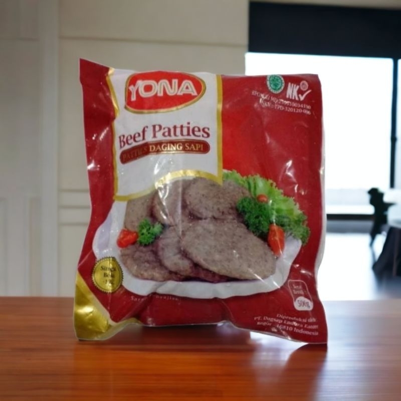 

YONA Beef Patties Daging Sapi kemasan 500gr
