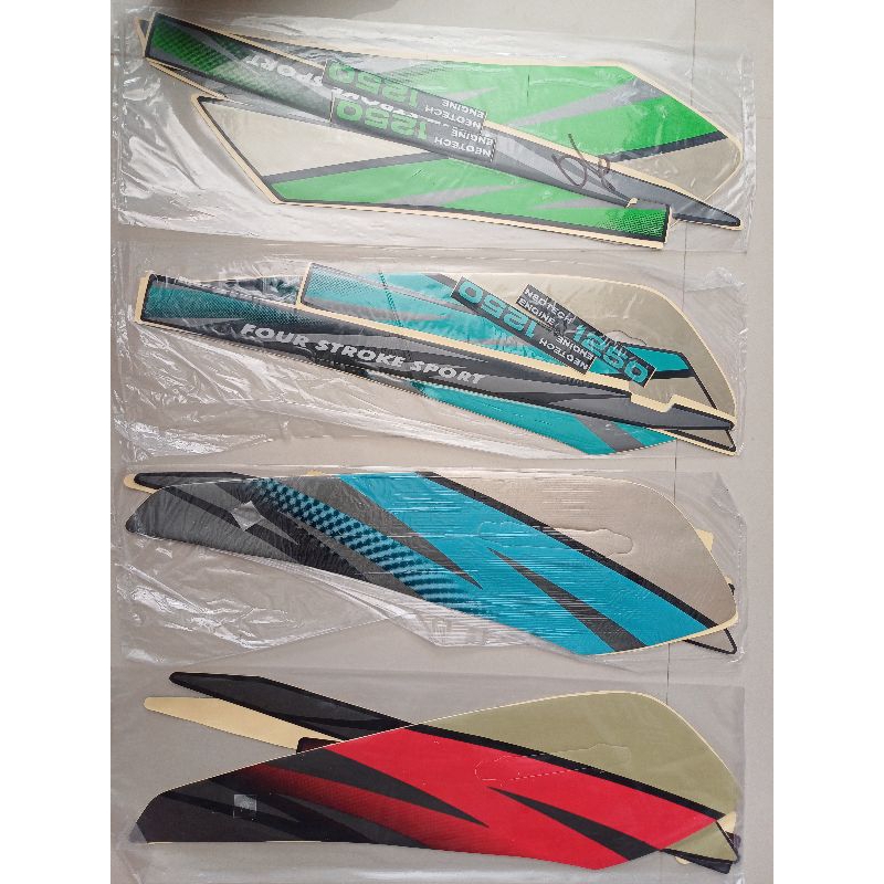 striping sticker pleret original honda gl max tahun 1996