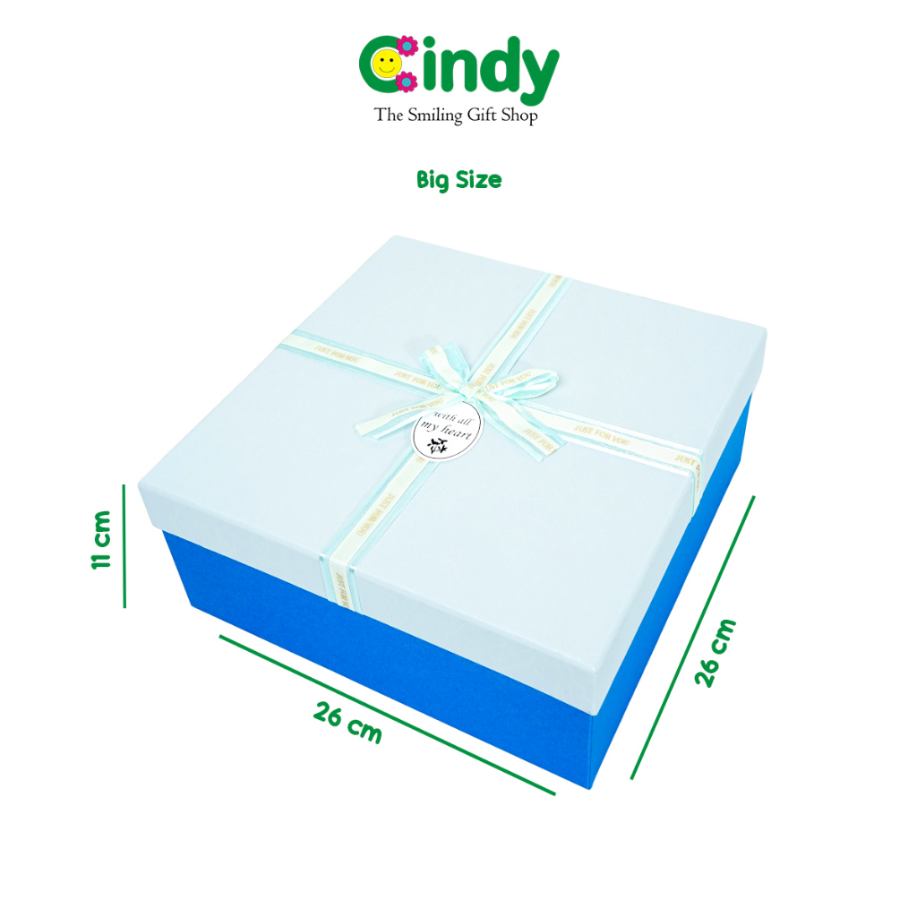 

CINDY Kotak Kado Hampers BLUE JUST FOR YOU - FREE KARTU UCAPAN - CFB1043-44-45