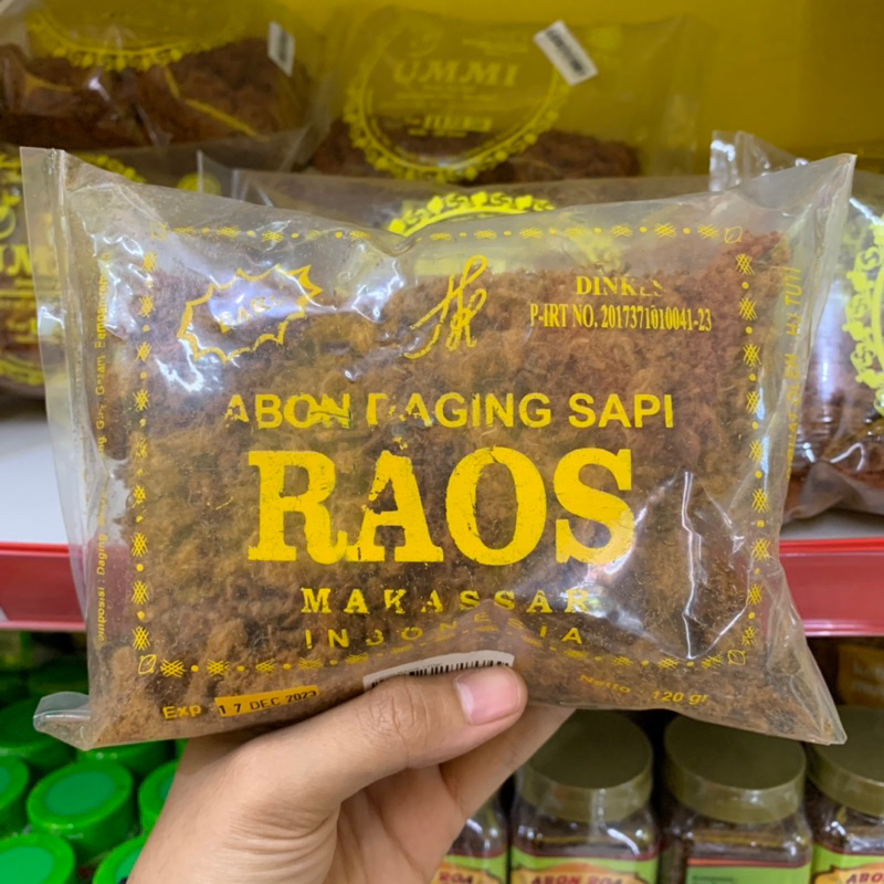 

Raos Abon Daging Sapi 120gr