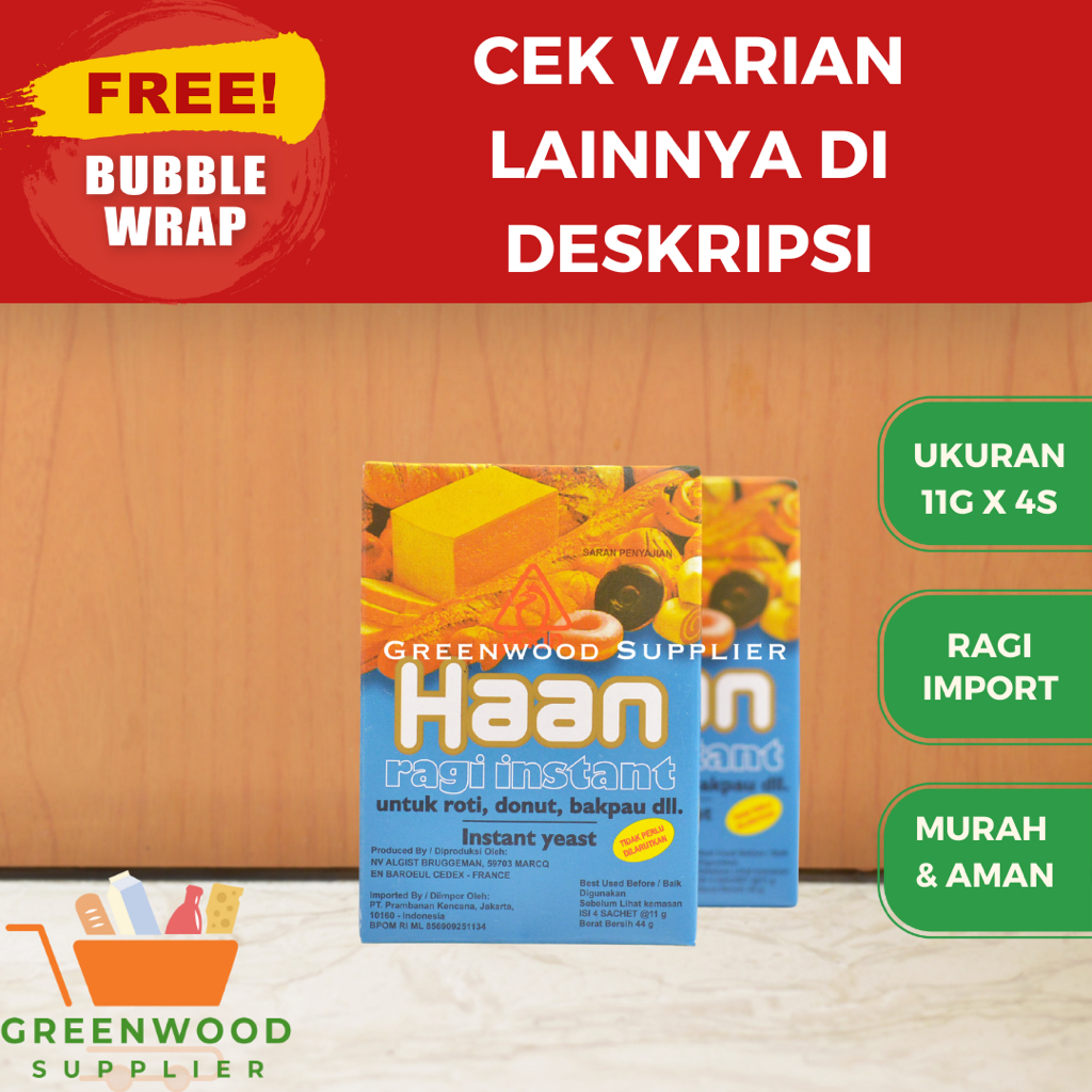 

Haan Ragi Instant Sachet - 1 Box isi 4 Sachet