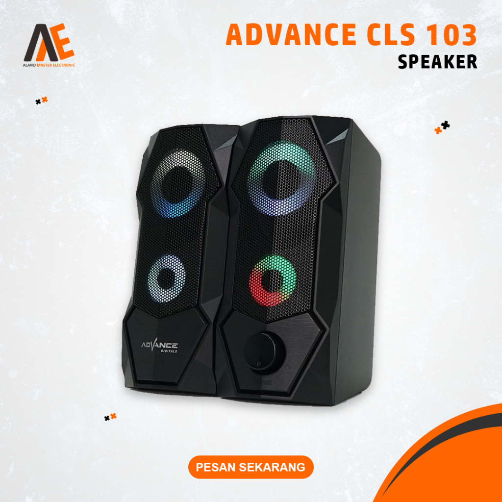 Speaker Advance CLS 103 Gaming Komputer PC Laptop Notebook HP TV