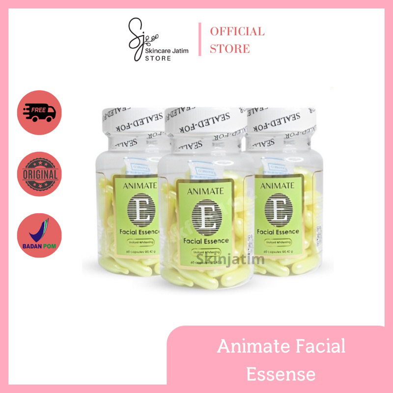 ANIMATE FACIAL ESSENCE VITAMIN E ANIMATE BPOM HALAL