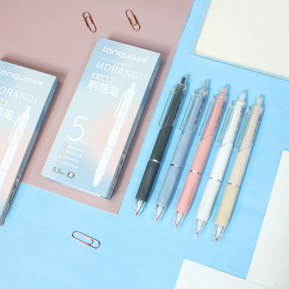 

Morandi Color Series Gel Ink Pen Set 5Pc [Creativ]