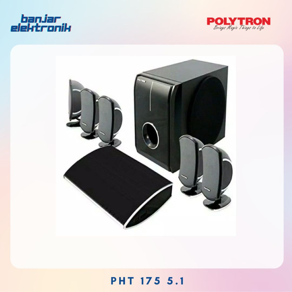 HOME THEATRE POLYTRON PHT 175 5.1 #MURAH