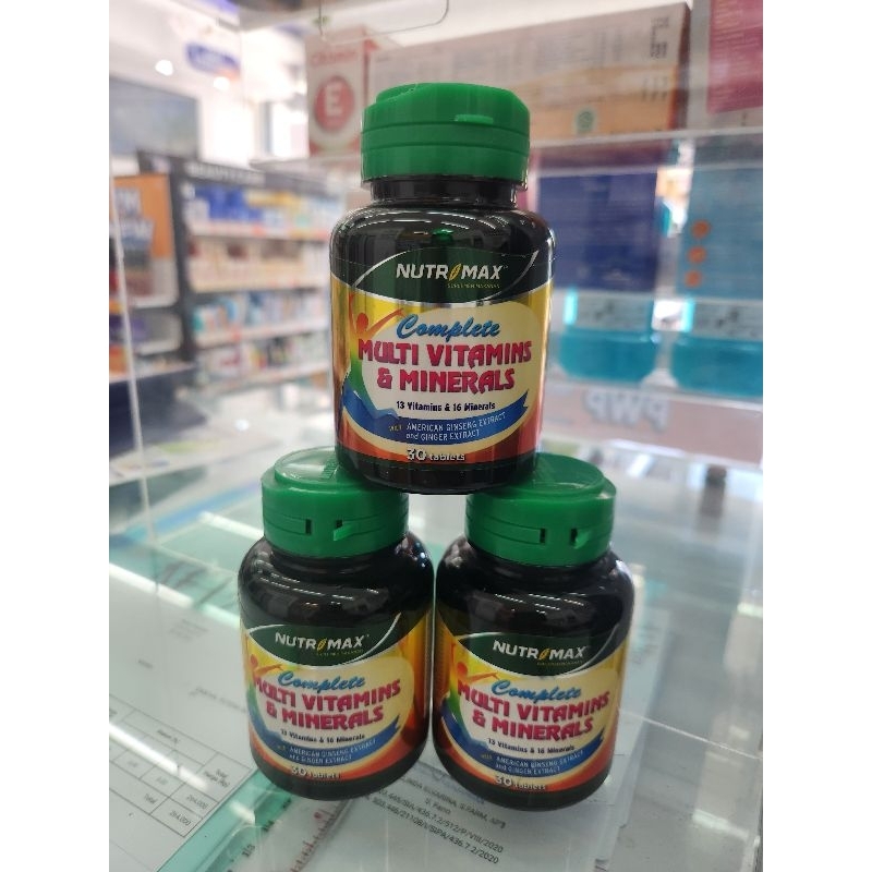 Nutrimax Complete Multi Vitamin & Mineral isi 30 tablet