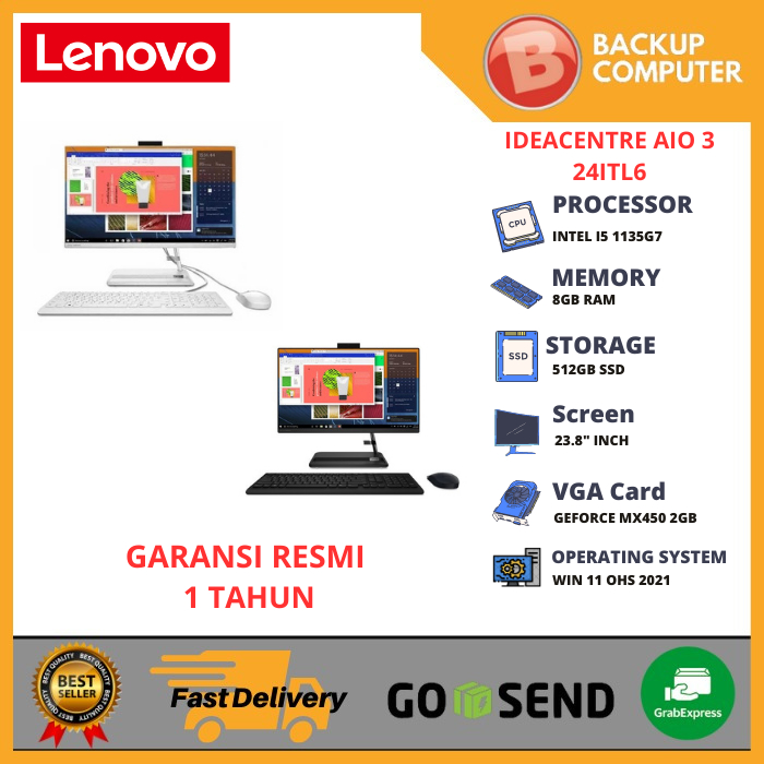 LENOVO AIO 3 24ITL6 AIO F0G000UJID/F0G000UHID i5-1135G7