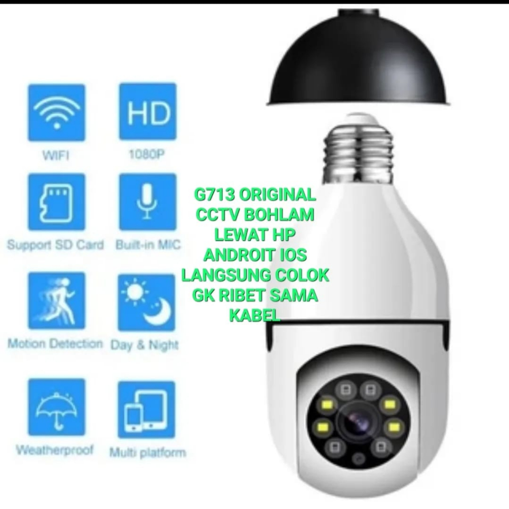 G713 ORIGINAL CCTV CAMERA KAMERA DVR MMC BOHLAM LEWAT HP PEREKAM ONLINE OFFLINE HP HANDPHONE