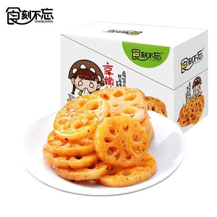 

(HALAL) Snack Lotus Spicy/Snack Akar Teratai Pedas Halal 30gr/Snack vegetarian食刻不忘藕片