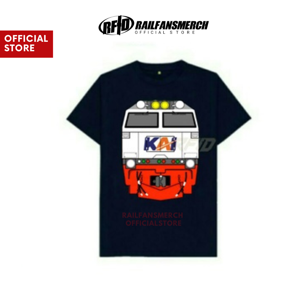 Railfansmerch Kaos Rilfans Lokomotif Kereta api CC206