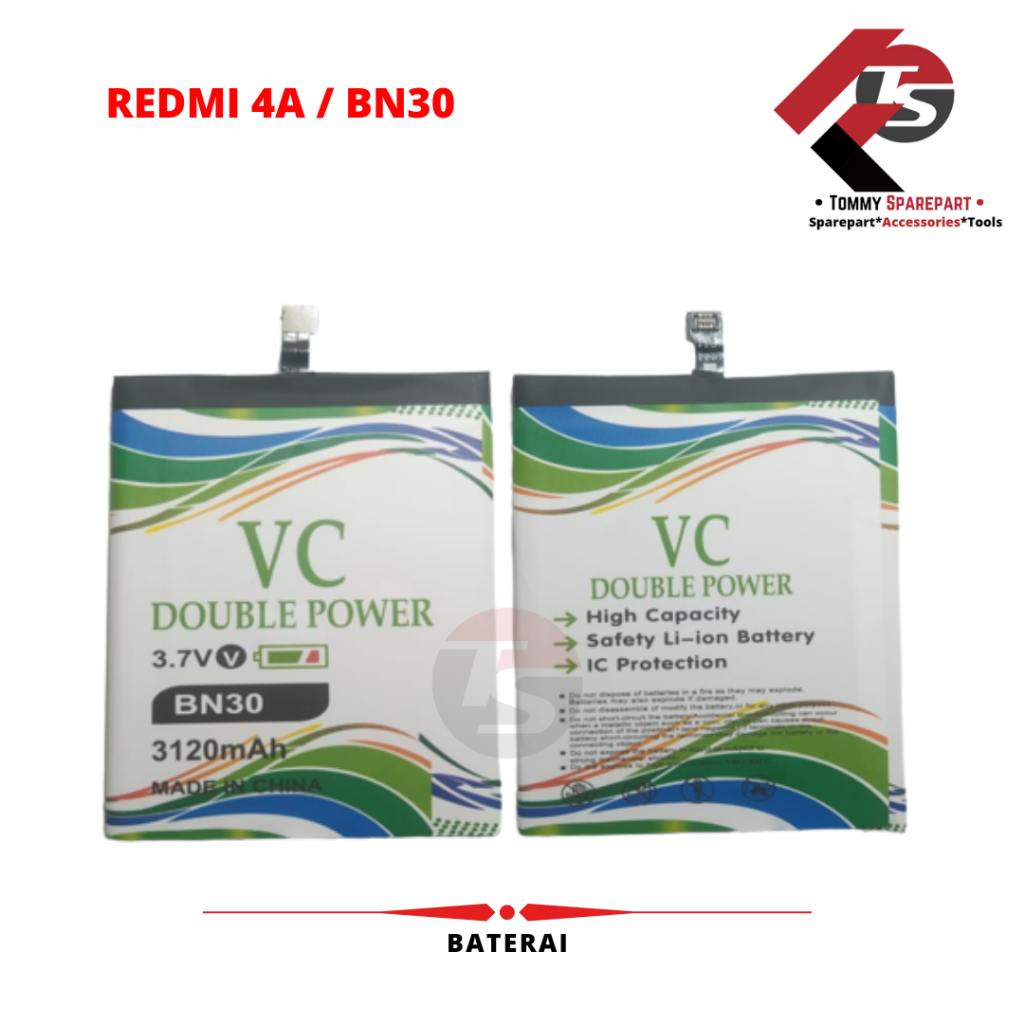 BATRE / BATERAI VC DOUBLE POWER  REDMI 4A / BN30