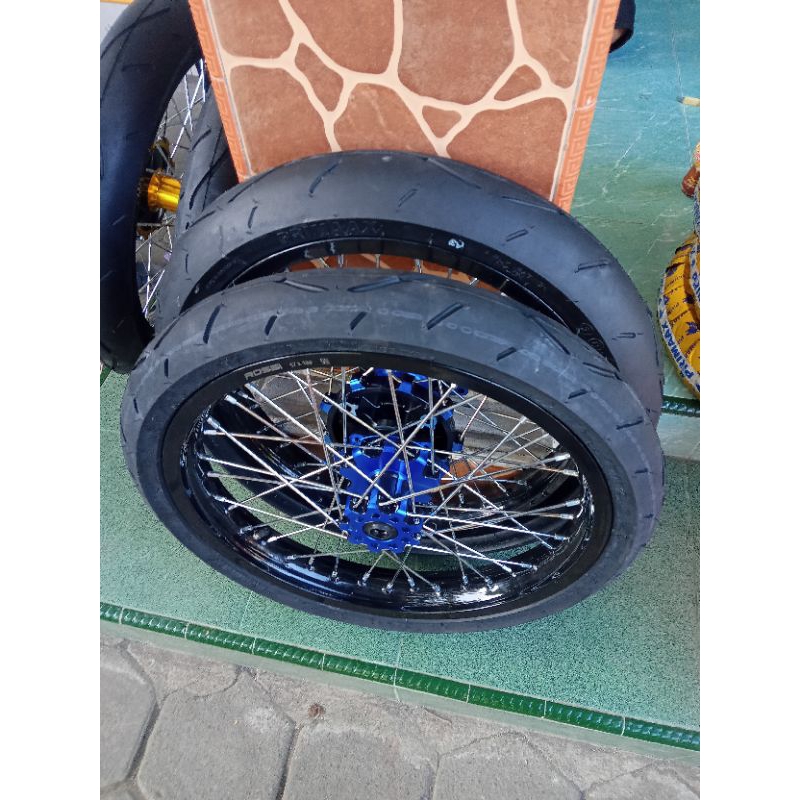 roda supermoto semi cacing crf