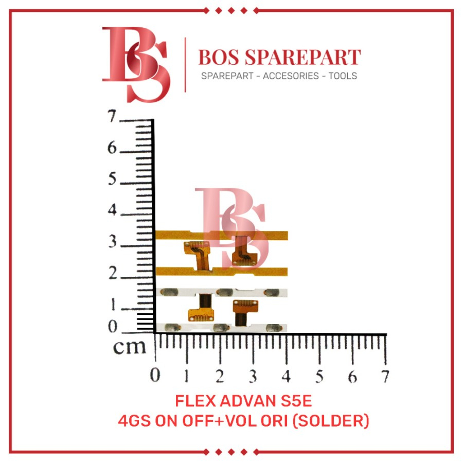 FLEXIBEL ADVAN S5E 4GS ON OFF + VOLUME ORI (SOLDER)