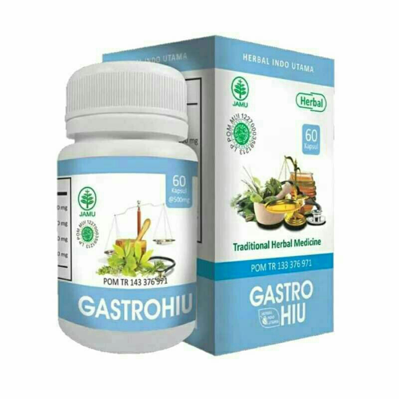 GASTROHIU kapsul obat herbal mengatasi Maagh gerd
