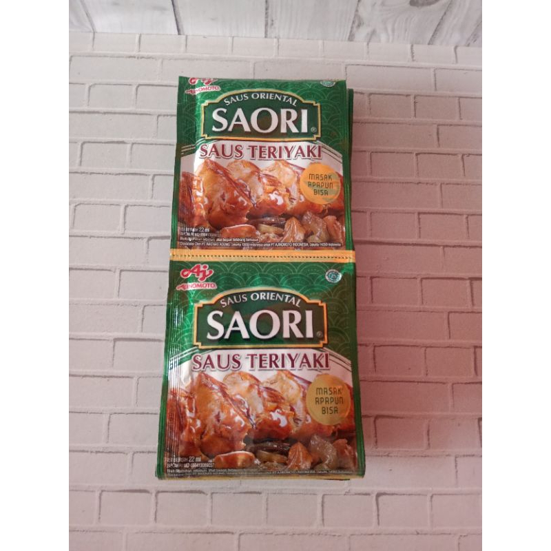 

Saori Saus Teriyaki Renceng 10 Sachet 22ml - Saori Tiram Rencengan