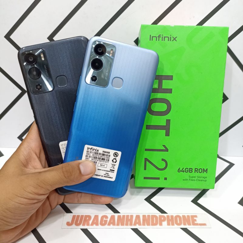 Infinix Hot 12i 4/64GB Hp Second Seken Bekas Fullset