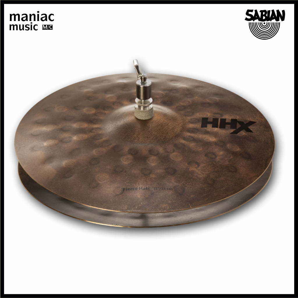 Sabian 11302XNJM - Cymbal. 13 HHX Fierce Hats. Hihat. Jojo Mayer