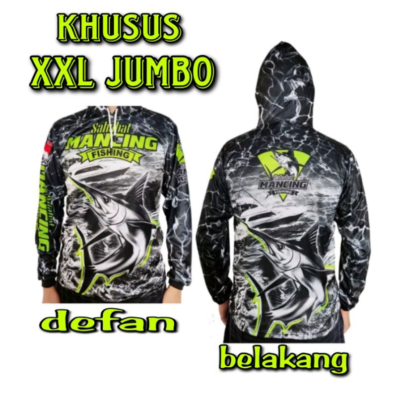 Baju Jersey Mancing XXL JUMBO Kaos Jersey mancing Ukuran Jumbo