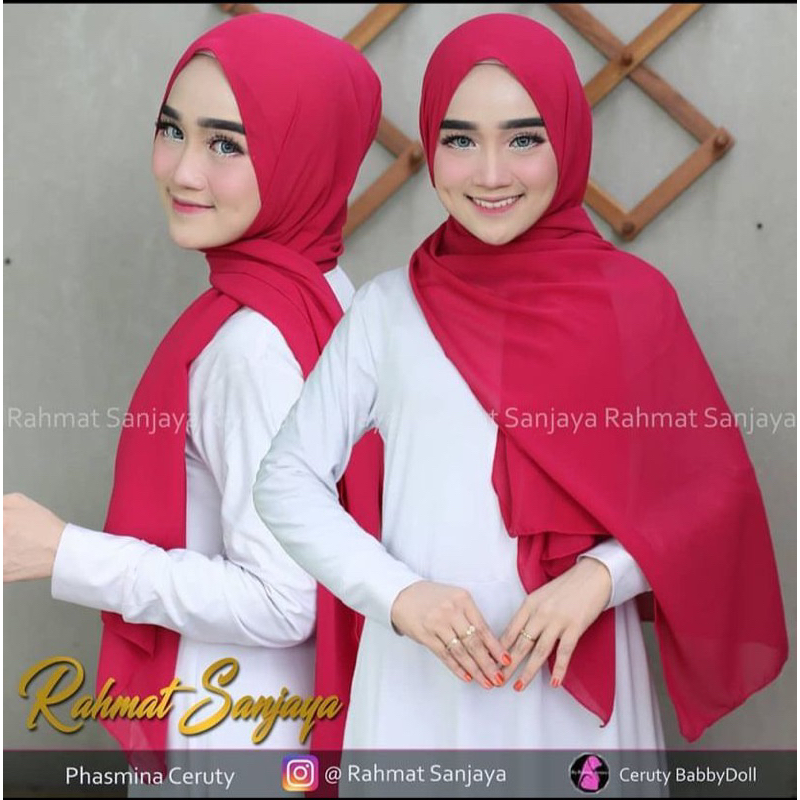 Pashmina Ceruty Baby Doll 180x75 Pashmina | Pashmina ceruty Baby Doll Premium