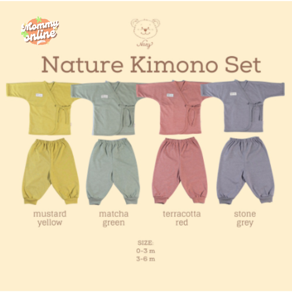 [MOMMYONLINE] NARY BABY WEAR - Baju Bayi Nary Kimono Lengan Panjang dan Celana Panjang / Kimono Leng