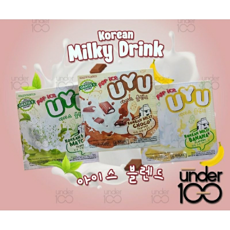 

POP ICE UYU KOREAN MILKY (1Renceng isi 10sachet)