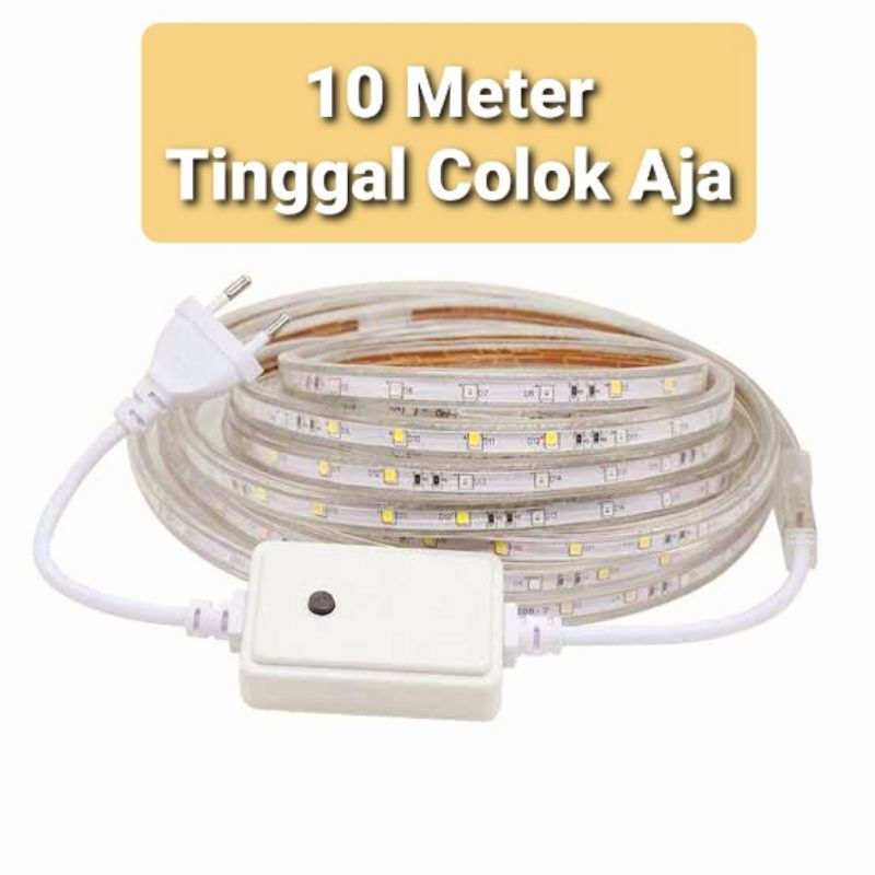 LAMPU LED STRIP SELANG WARNA WARNI 10 M SMD LED HIGHT LIGHT