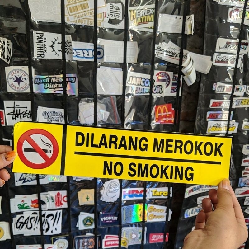 [JADI] STICKER DILARANG MEROKOK
