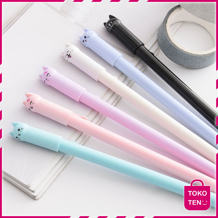 

Tokoten - Pena Lucu Korea - Pena Tinta Hitam - Pulpen Lucu Aesthetic STA012