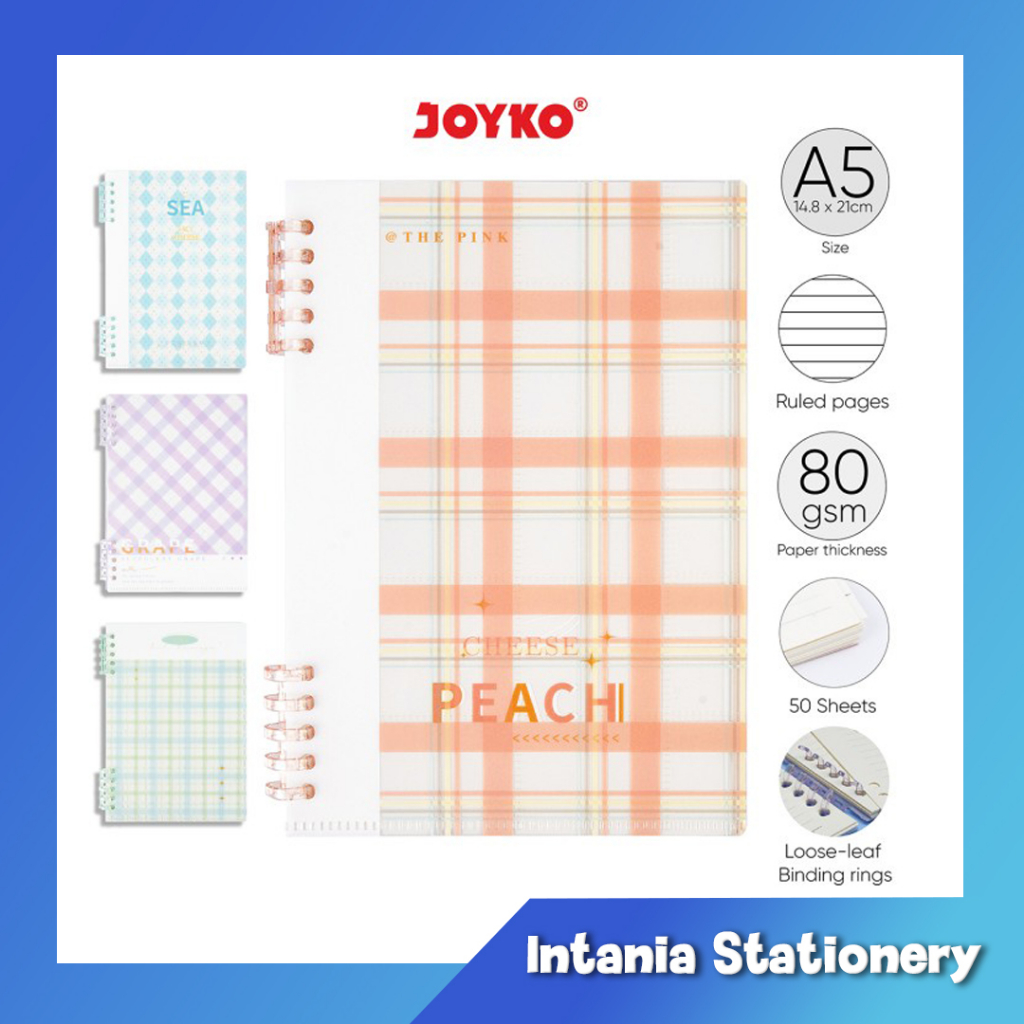 

Notebook A5 Bergaris Joyko NB 723 / Buku Catatan A5 Joyko