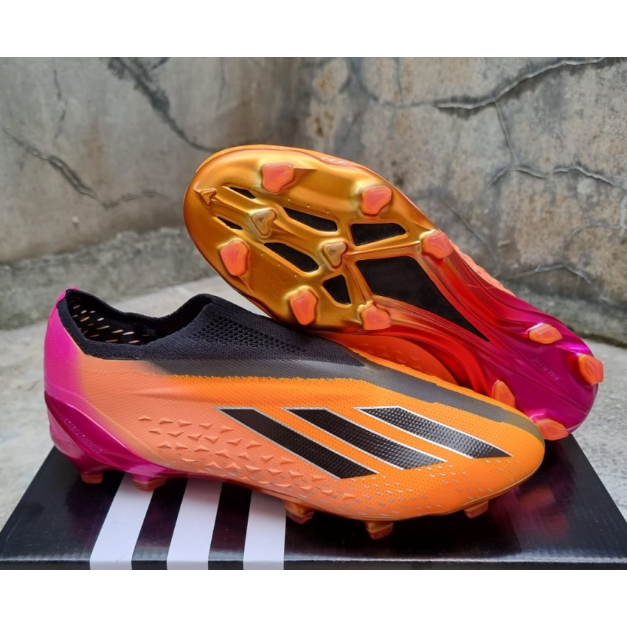 sepatu bola adidas speedportal+ orange