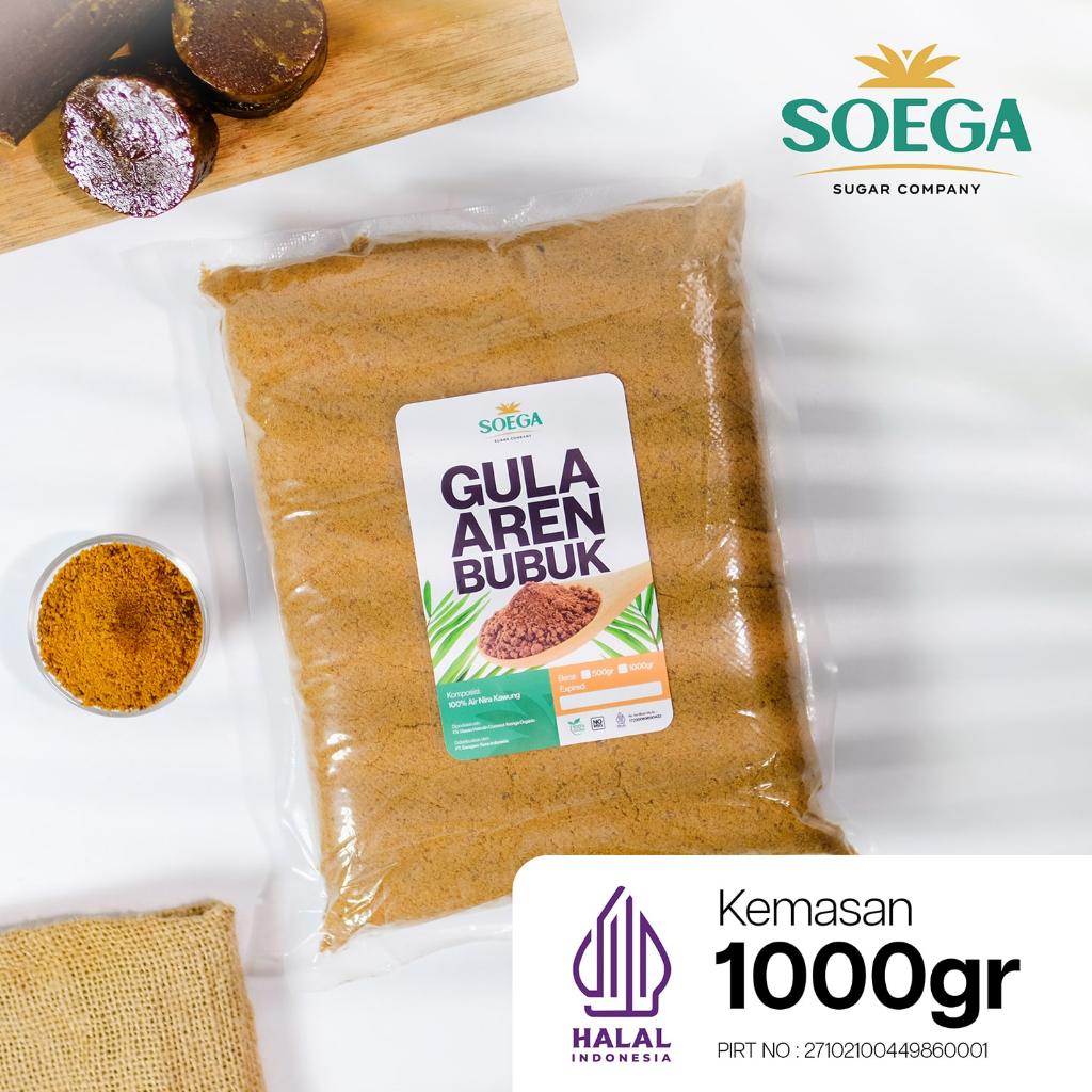 

Gula Aren Bubuk 1 Kg Premium Organik Palm Sugar Termurah Gula Semut