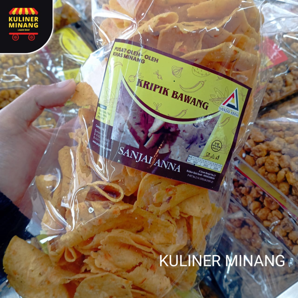 

Kue Bawang Iris Anna Original Extra Jagung pedas Oleh-Oleh Asli Kampung Cemilan Makanan Payakumbuh Khas Padang Snack Jajanan Kuliner Minang Kabau Gurih Spicy Murah Renyah Resmi 100% Halal Original AX02