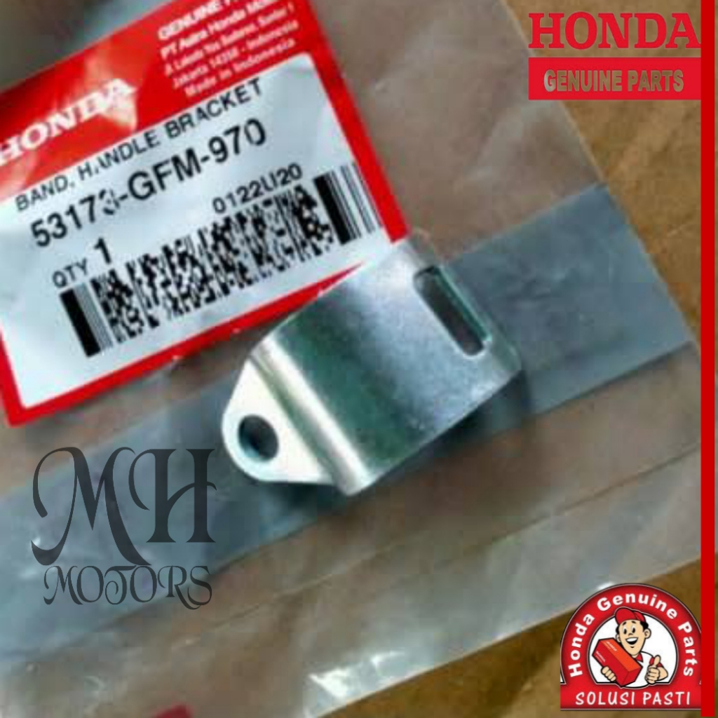 Besi plat handle klem handel rem kiri atas beat Vario CBS fi original AHM