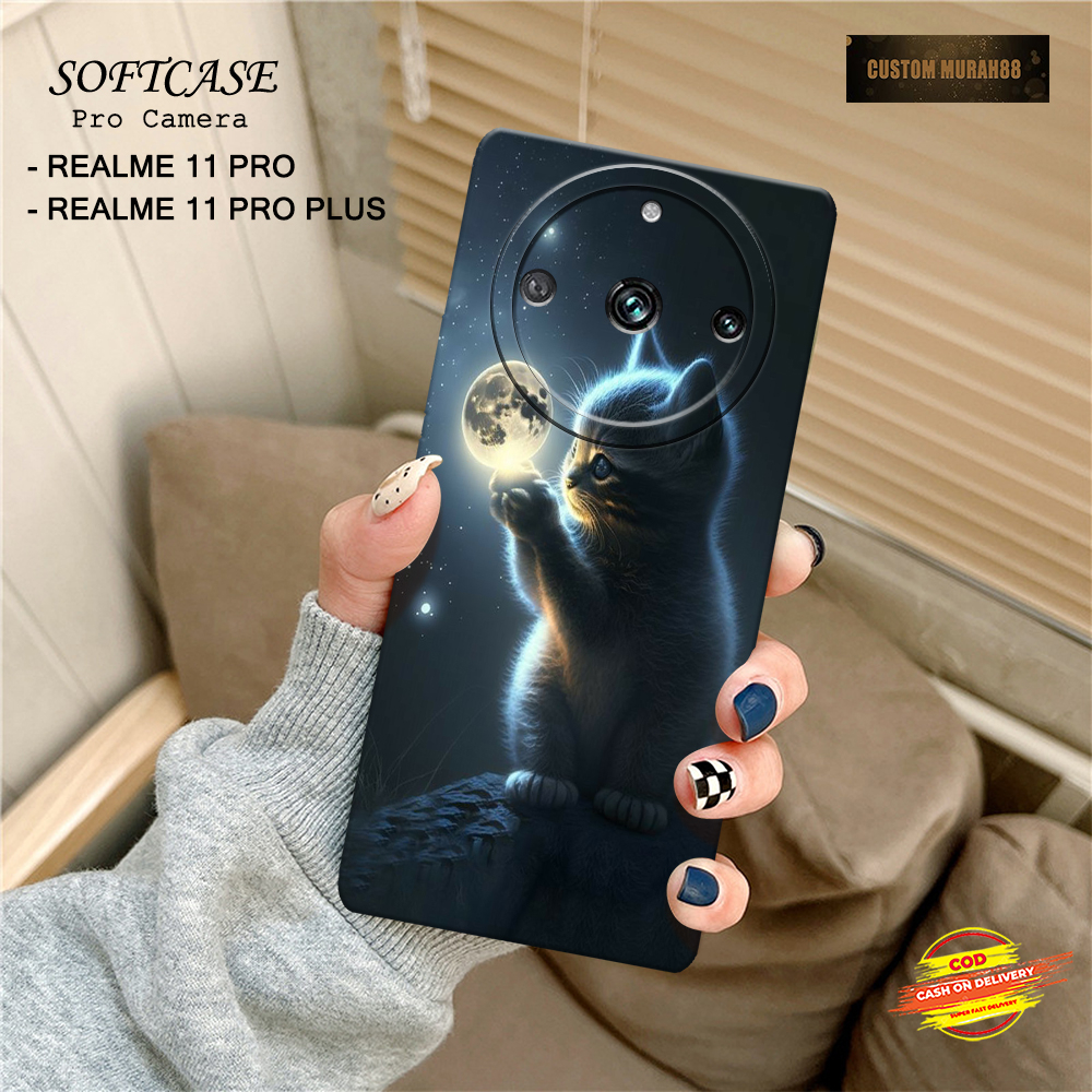 Case Realme 11 Pro/11 Pro Plus Terbaru - Fashion Case CATS - Casing Hp Realme 11 Pro/11 Pro Plus - S