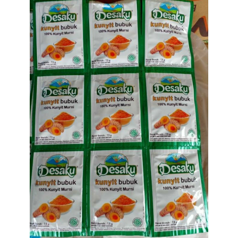 

Desaku Kunyit Bubuk ( Dapat 1 Renceng Isi 12 Pcs )