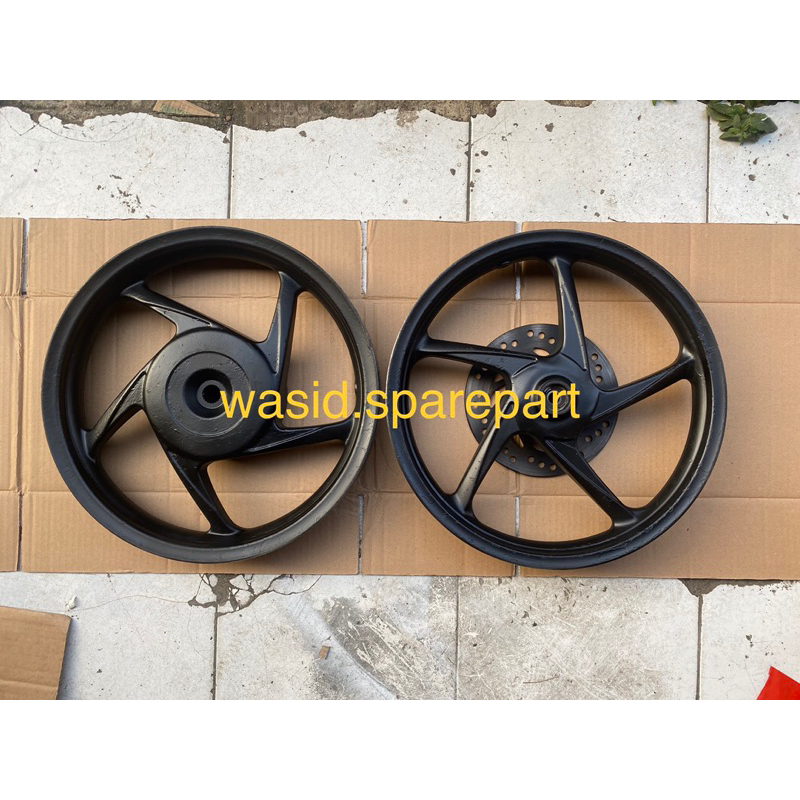 VELG/PELEK DEPAN BELAKANG MOTOR HONDA BEAT FI 2014-2015-2016 ORIGINAL CABUTAN