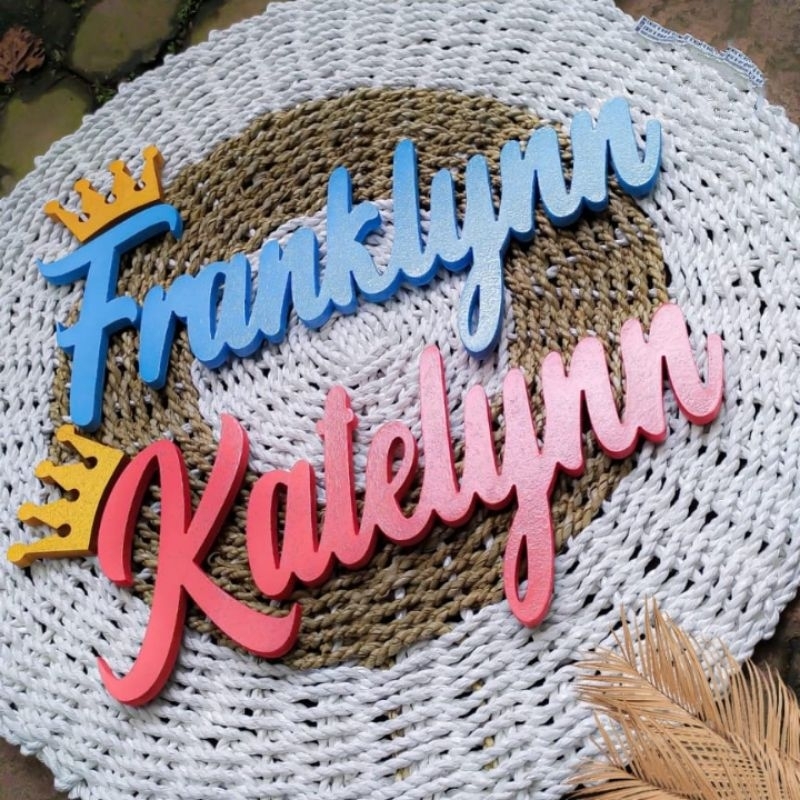 HURUF KAYU CUSTOM TIMBUL AESTHETIC TULISAN KAYU / LOGO TIMBUL