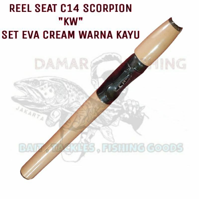 REEL SEAT SCORPION C14+ "KW" SET EVA - GAGANG REEL SEAT SET EVA - REEL SEAT GAGANG JORAN MODEL SCORP