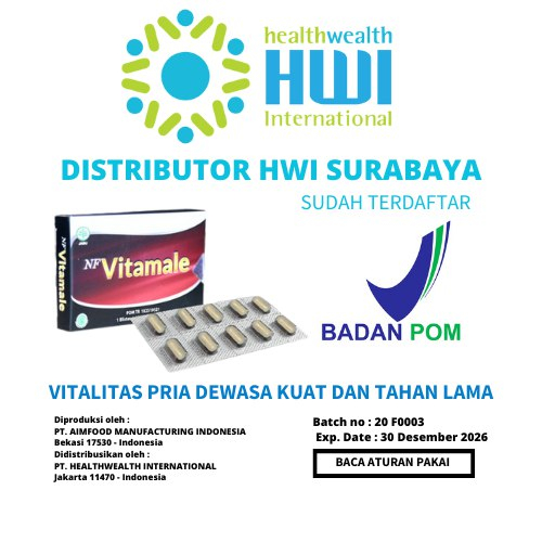 VITAMALE HWI ORIGINAL - VITAMALE ASLI 100% ORIGINAL OBAT HERBAL STAMINA PRIA - VITAMALE ORIGINAL HER