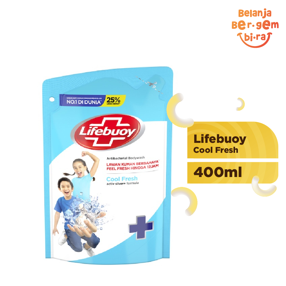 Lifebuoy Body wash Cool Fresh Refil 450ml