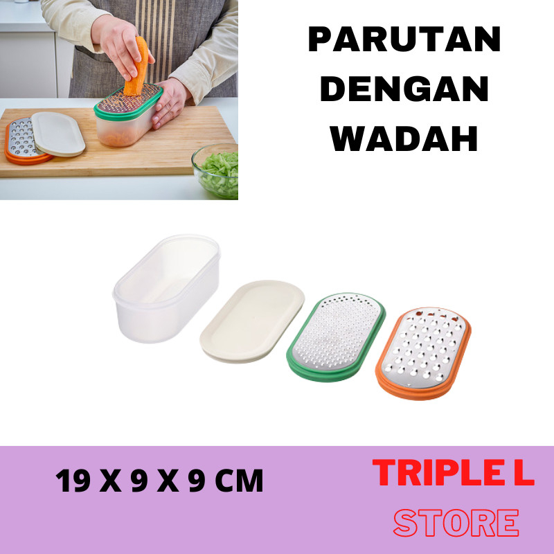 Parutan serbaguna Set Wortel Keju Dengan Wadah