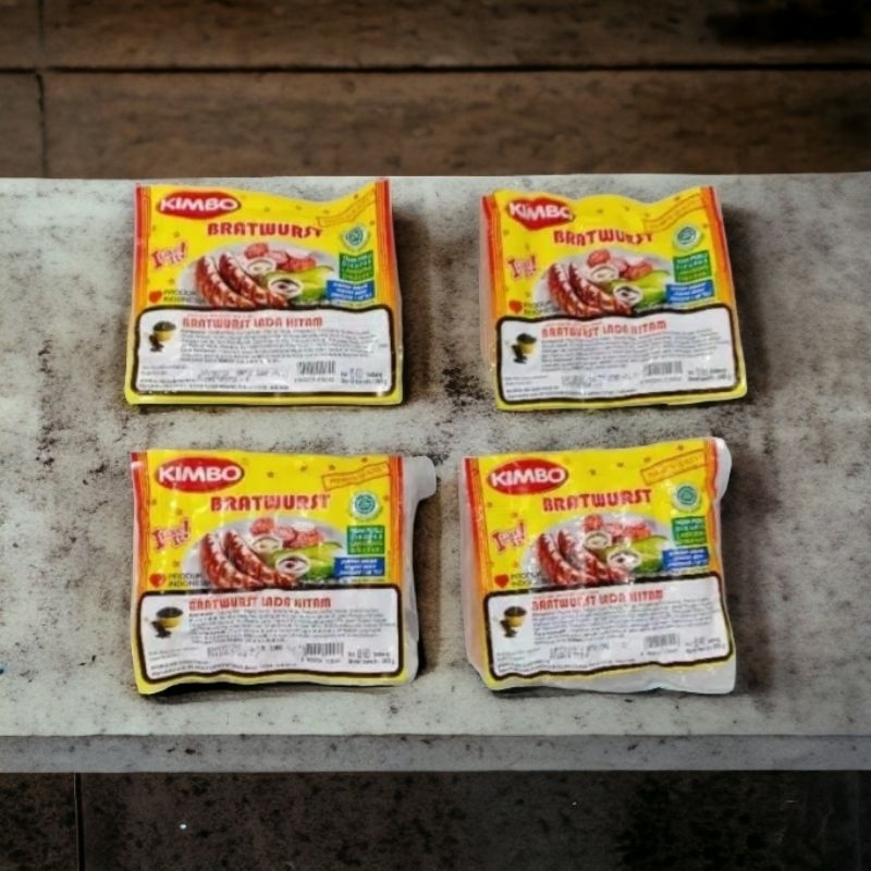

RN_Frozen - KIMBO Sosis Mini Lada Hitam isi 10 Pcs/ Berat 500 Gram - Ready...