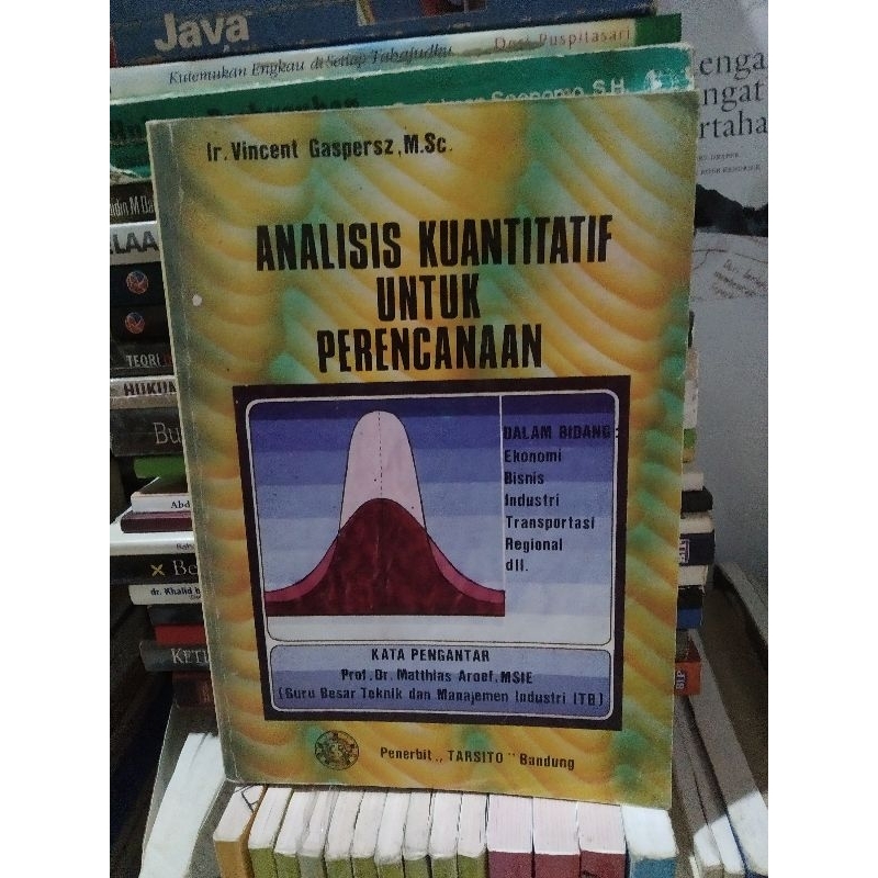 

analisis kuantitatif untuk perencanaan Vincent gesper
