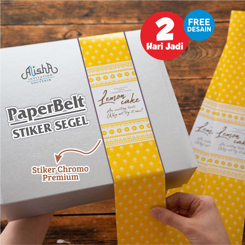 

Stiker Paperbelt Custom Paper Belt Idul Fitri Imlek Natal Paperbelt Ultah Paperbelt Bento Custom
