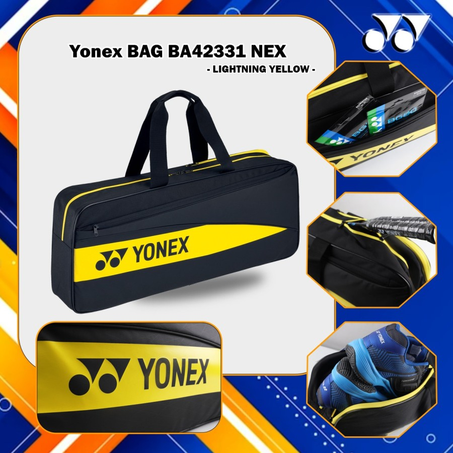 Tas Badminton Tournament Bag YONEX BA 42331 BA42331 Nex Yellow Original Yonex