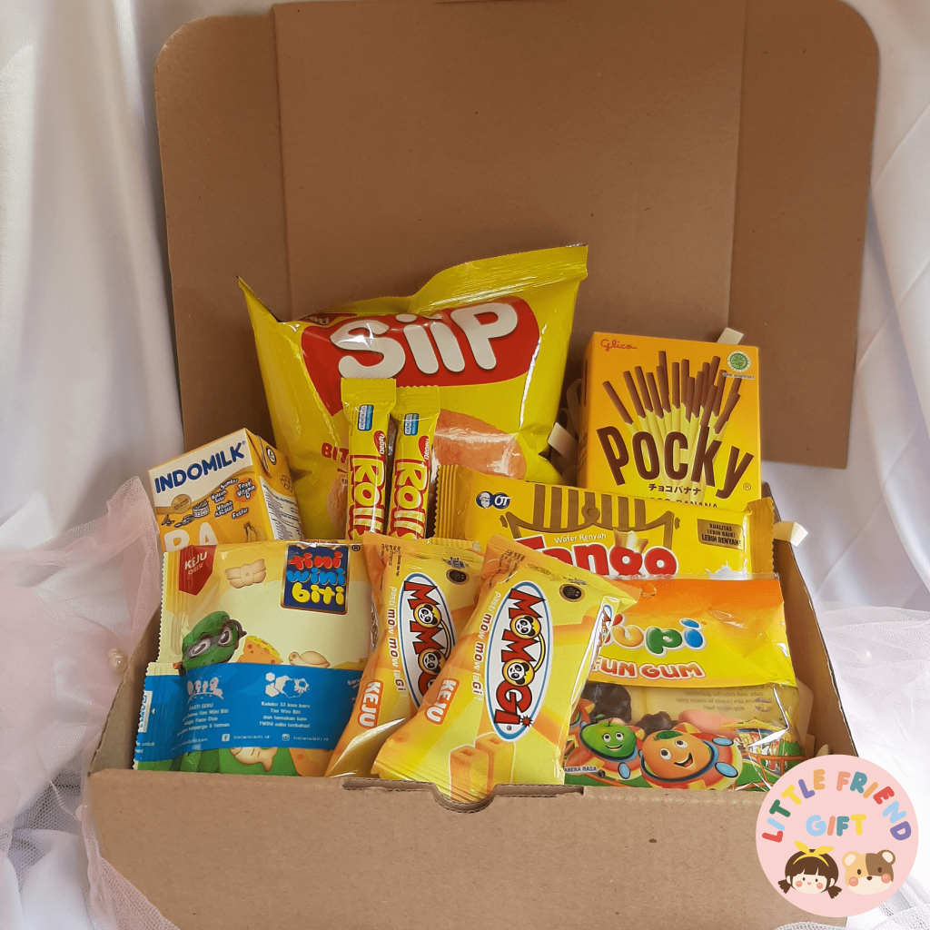 

Little Friend Gift - Surpise Snack Hampers Sunset Yellow