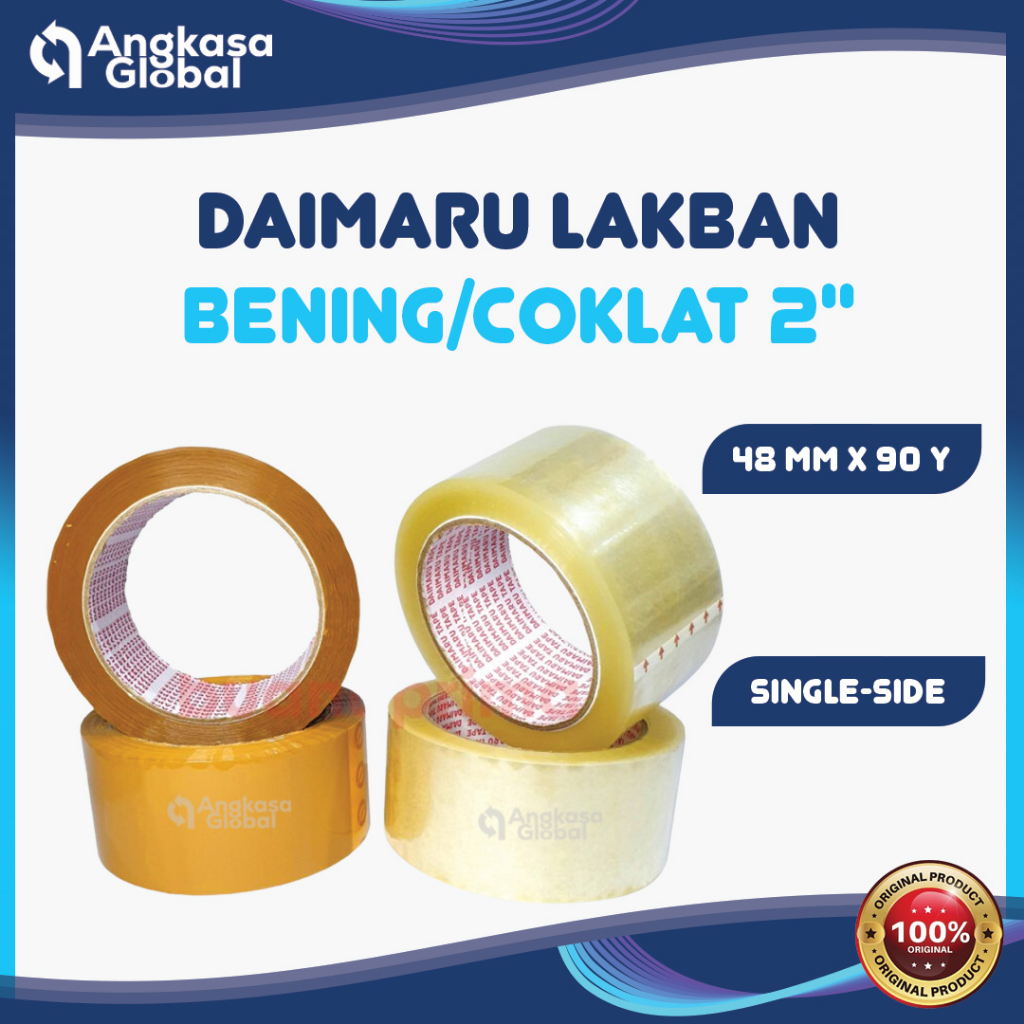 

DAIMARU LAKBAN 2" COKLAT / BENING (1ROLL)