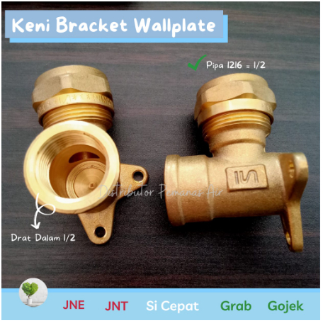 Elbow Lbow Knee Keni Bracket Sambungan Selang Air Panas